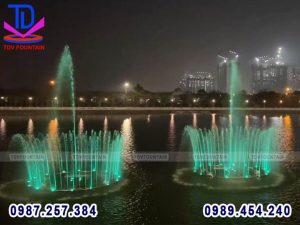 Đài phun nước công viên Gia Lâm – Hà Nội