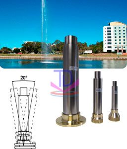 Đầu phun cột nước cho sông hồ lớn Hollow Jet