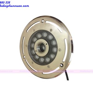 Đèn Led âm nước 12W có lỗ ốp họng vòi phun