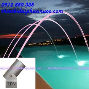 Vòi phun nước Jumping Jet tạo tia nước hình cầu vồng