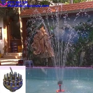 Vòi phun tia 3 tầng tạo hình hoa